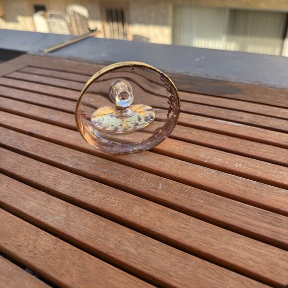 Gold Foil Swirl Decorative Glass - Picture 8 of 14